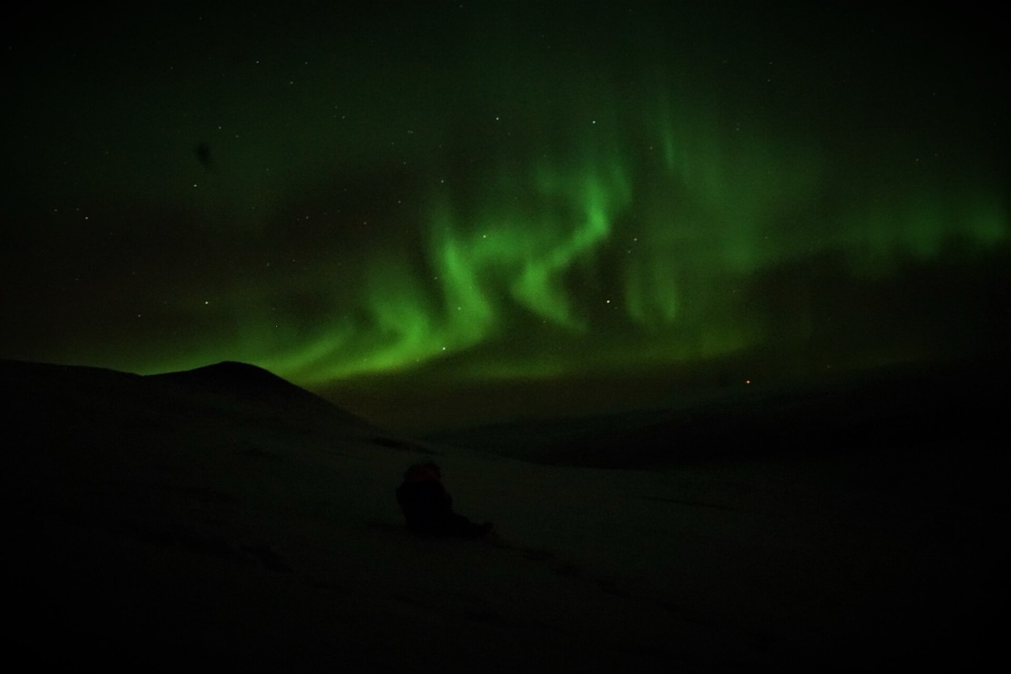 The aurora over Abisko, Sweden