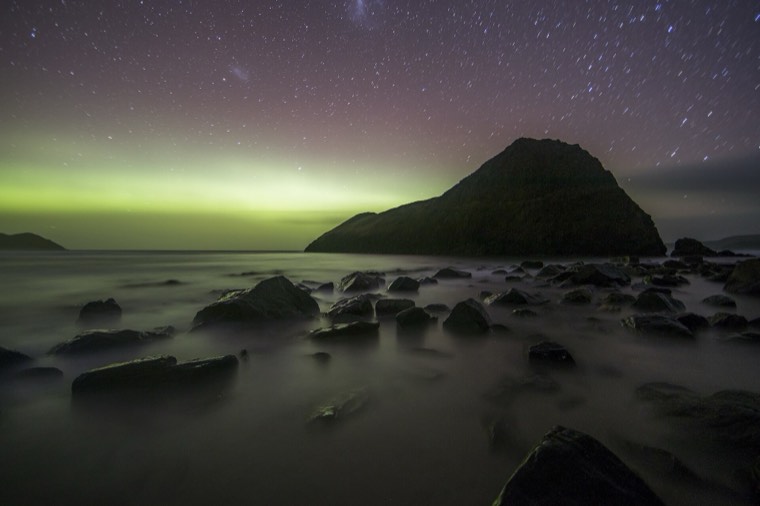The aurora over Tasmania, Australia