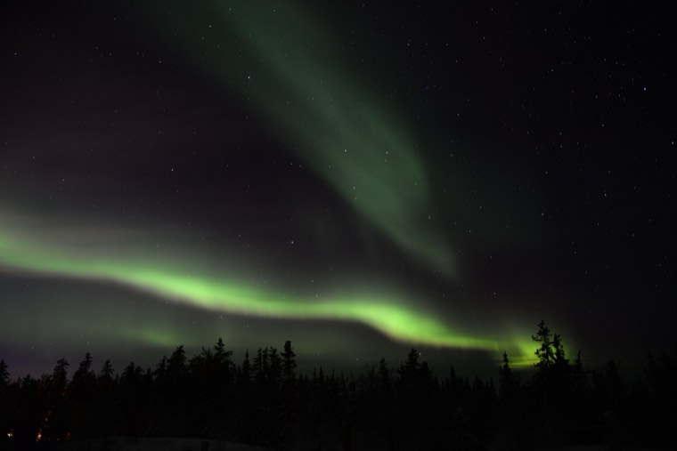 The aurora over Yellowknife, Canada